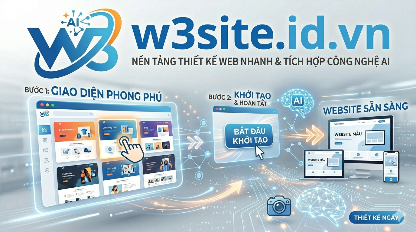 Thiết kế website nhanh chóng
