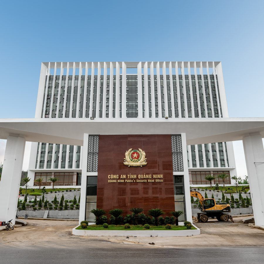 Dự Án: Lam nhôm CNC và Thi Công Alu tại Trụ Sở Công An Tỉnh Quảng Ninh