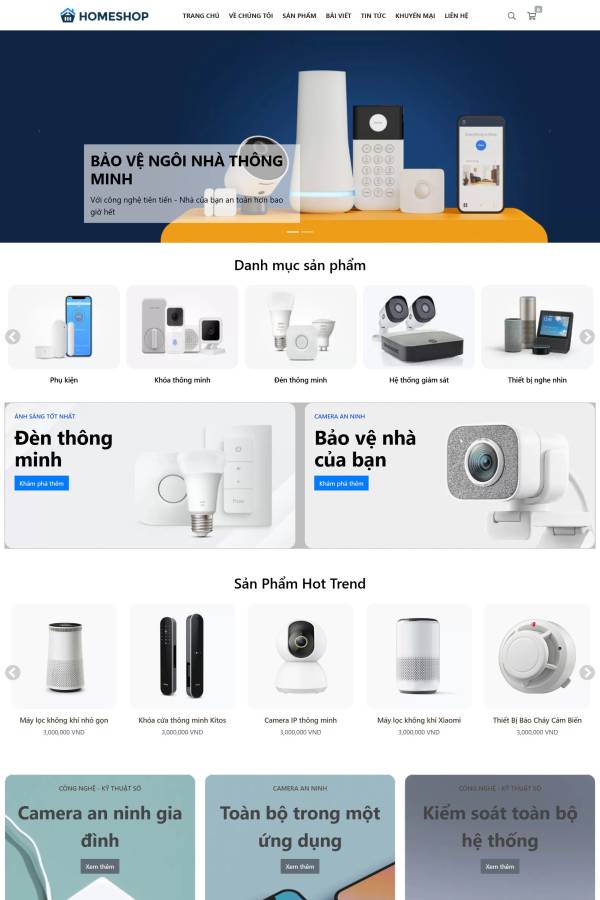 Home shop - Bán hàng công nghệ